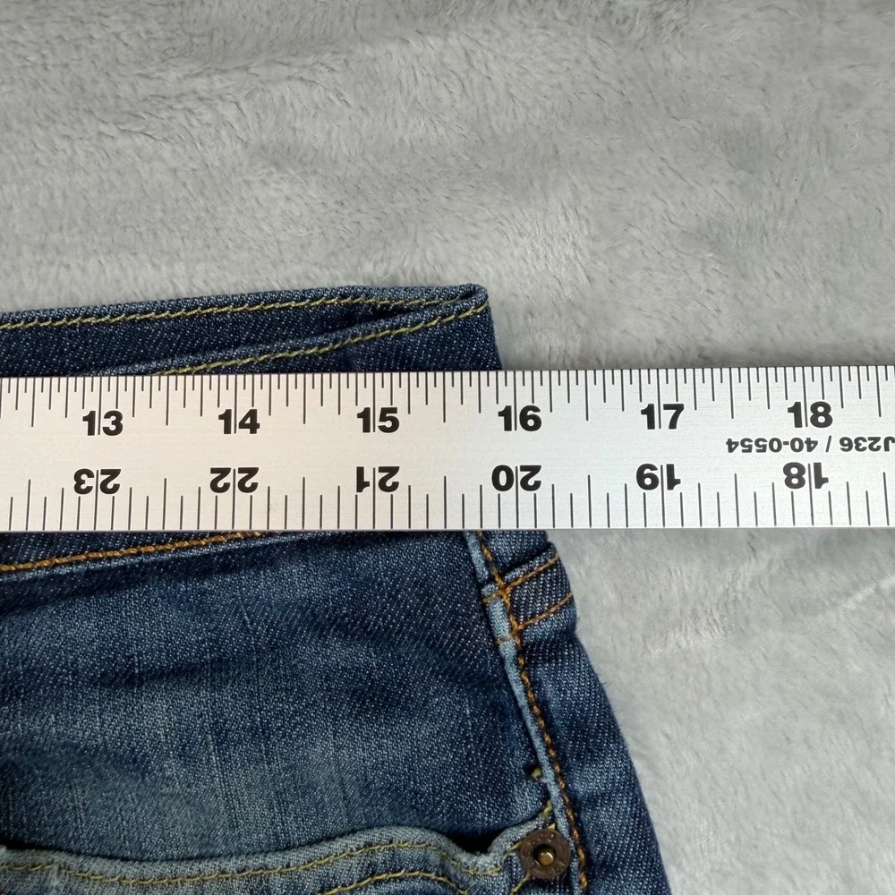 Levis 504 Regular Straight Fit Jeans Mens 31x32 Blue Denim Bought In London